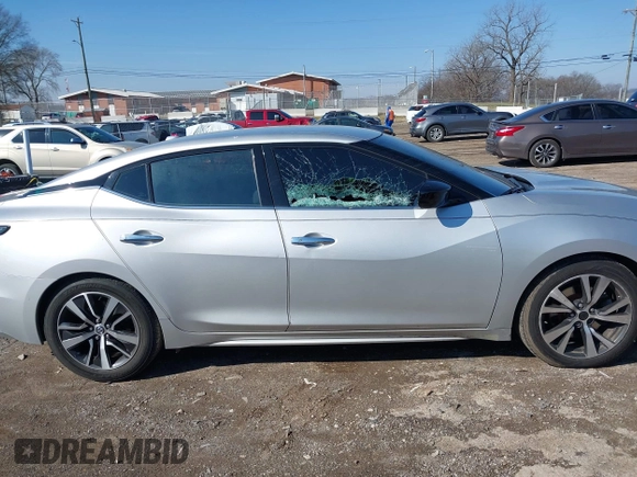 2020 Nissan Maxima S with VIN 1N4AA6BV2LC386328, listed as a IAAI auction lot 41537219 with 55,320 mi miles and . Bid and sale history available at DreamBid. Image 13.