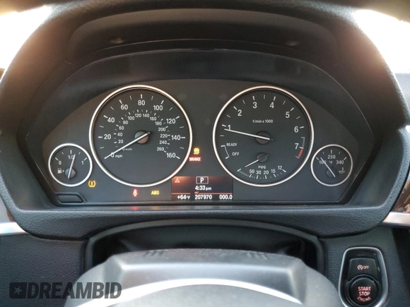 2015 BMW 4 Series 428i with VIN WBA3V7C57FP772037, listed as a Copart auction lot 42455645 with 207,970 mi miles and Salvage Title. Bid and sale history available at carsss.com. Image 9.
