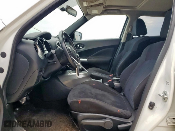 2015 Nissan Juke SV with VIN JN8AF5MR0FT507856, listed as a Copart auction lot 60616415 with 79,475 mi miles and Salvage title. Bid and sale history available at DreamBid. Image 7.