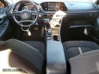 2021 Hyundai Sonata Hybrid SEL with VIN KMHL34JJ6MA032448, listed as a Copart auction lot 48497345 with 57,520 mi miles and Salvage Title. Bid and sale history available at carsss.com. Image 8.
