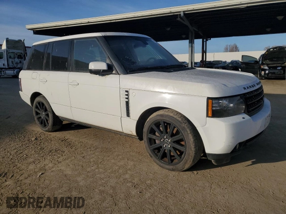 2012 Land Rover Range Rover SC with VIN SALMF1E40CA383009, listed as a Copart auction lot 50102045 with 97,879 mi miles and Clean title. Bid and sale history available at DreamBid. Image 4.