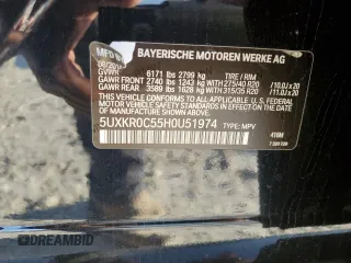 2017 BMW X5 xDrive35i z VIN 5UXKR0C55H0U51974, wystawiony jako Copart lot #52109755 z przebiegiem 128 540 mil mil oraz Szkoda całkowita • Salvage title. Historia ofert i sprzedaży dostępna na DreamBid. Obrazek 14.