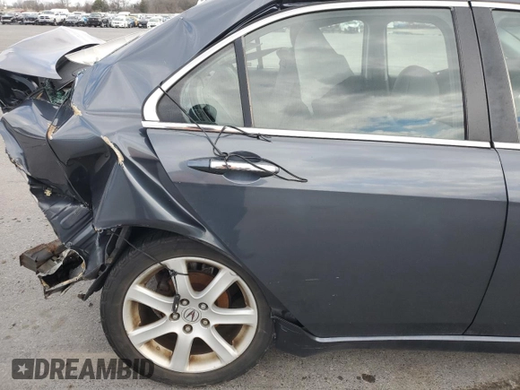 2004 Acura TSX with VIN JH4CL96854C014565, listed as a Copart auction lot 50443835 with 0 mi miles and Salvage Title. Bid and sale history available at carsss.com. Image 11.