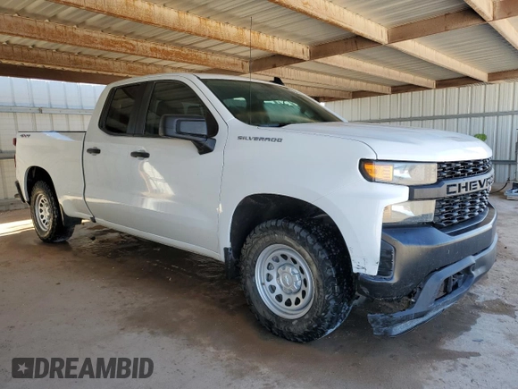 2020 Chevrolet Silverado 1500 Work Truck with VIN 1GCRYAEF1LZ168118, listed as a Copart auction lot 46708965 with 73,276 mi miles and Clean Title. Bid and sale history available at carsss.com. Image 4.