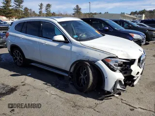 2020 BMW X1 xDrive28i with VIN WBXJG9C01L5P56897, listed as a Copart auction lot 46285115 with 57,258 mi miles and Salvage Title. Bid and sale history available at carsss.com. Image 4.