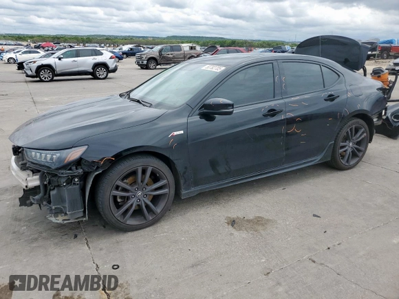 2018 Acura TLX w/A-SPEC Pkg with VIN 19UUB3F61JA006606, listed as a Copart auction lot 50782705 with 90,032 mi miles and Salvage Title. Bid and sale history available at carsss.com. Image 1.