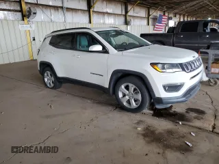 2021 Jeep Compass Latitude z VIN 3C4NJCBB7MT571349, wystawiony jako Copart lot #52329035 z przebiegiem 19 518 mil mil oraz Czysty tytuł • Clean title. Historia ofert i sprzedaży dostępna na DreamBid. Obrazek 4.
