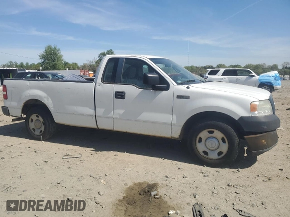 2008 Ford F-150 XL with VIN 1FTRF12258KC95137, listed as a Copart auction lot 53424845 with 210,017 mi miles and Clean Title. Bid and sale history available at carsss.com. Image 4.