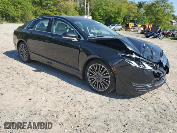 2014 Lincoln MKZ z VIN 3LN6L2JK4ER805421, wystawiony jako Copart lot #56781605 z przebiegiem 90 061 mil mil oraz Tytuł czysty. Historia ofert i sprzedaży dostępna na DreamBid. Obrazek 4.