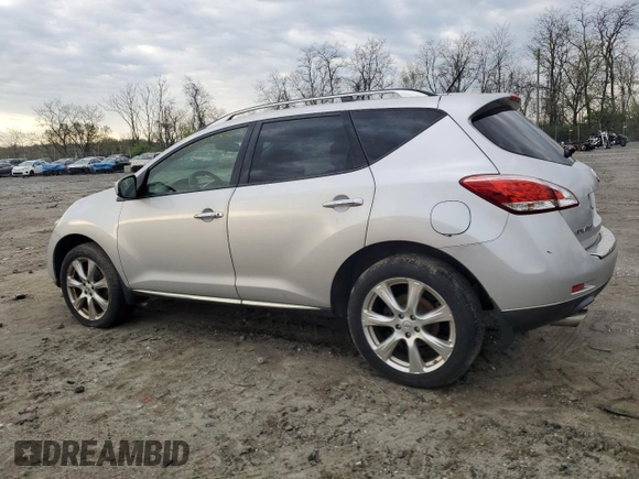 2013 Nissan Murano SV with VIN JN8AZ1MW2DW305375, listed as a Copart auction lot 52975545 with 210,535 mi miles and Clean title. Bid and sale history available at DreamBid. Image 2.
