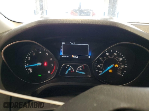 2015 Ford Focus SE with VIN 1FADP3F24FL335685, listed as a Copart auction lot 51337935 with 104,451 mi miles and Salvage Title. Bid and sale history available at DreamBid. Image 9.