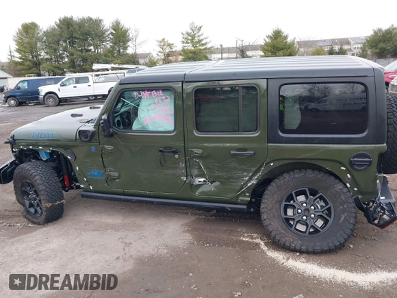 2024 Jeep Wrangler Willys z VIN 1C4RJXN64RW163089, wystawiony jako IAAI lot #41145274 z przebiegiem 31 869 mil mil oraz . Historia ofert i sprzedaży dostępna na DreamBid. Obrazek 6.
