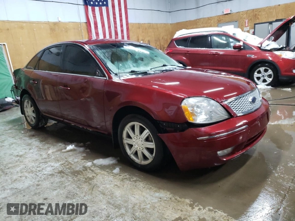 2007 Ford Five Hundred Limited с VIN 1FAFP28187G113829, выставлен на аукционе Copart как лот 43576415 с пробегом Не указан миль и Чистый • Clean title. История ставок и продаж доступна на DreamBid. Изображение 4.