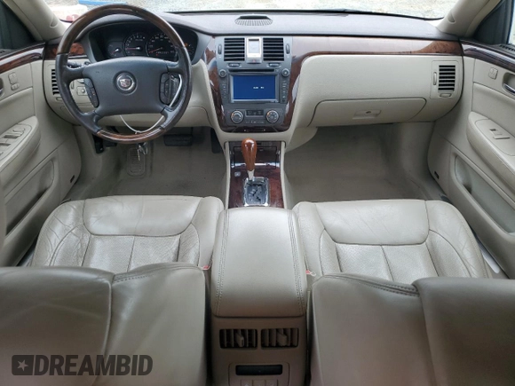 2008 Cadillac DTS 1SC with VIN 1G6KD57Y18U191344, listed as a Copart auction lot 48233785 with 192,584 mi miles and Salvage Title. Bid and sale history available at carsss.com. Image 8.