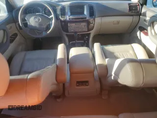 2006 Toyota Land Cruiser with VIN JTEHT05J162082776, listed as a Copart auction lot 46653985 with 203,155 mi miles and Salvage Title. Bid and sale history available at carsss.com. Image 8.