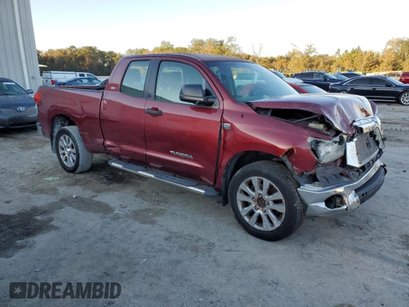 2007 Toyota Tundra SR5 with VIN 5TBRT54187S451286, listed as a Copart auction lot 42218595 with Not Provided miles and Salvage Title. Bid and sale history available at DreamBid. Image 4.