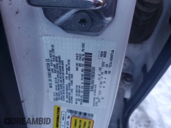 2014 Lincoln MKZ with VIN 3LN6L2GK7ER830501, listed as a Copart auction lot 41622465 with 106,063 mi miles and Salvage title. Bid and sale history available at DreamBid. Image 12.