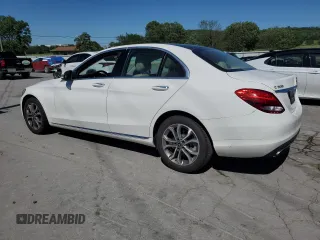 2017 Mercedes-Benz C 300 with VIN 55SWF4KB4HU213916, listed as a Copart auction lot 57999985 with 66,353 mi miles and Salvage title. Bid and sale history available at DreamBid. Image 2.