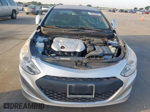 2012 Hyundai Sonata Hybrid z VIN KMHEC4A48CA030895, wystawiony jako Copart lot #59520505 z przebiegiem Nie podano mil oraz Czysty tytuł • Clean title. Historia ofert i sprzedaży dostępna na DreamBid. Obrazek 5.