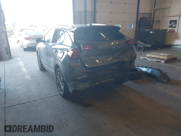 2022 Buick Encore GX Select with VIN KL4MMESLXNB117391, listed as a IAAI auction lot 41318441 with 30,563 mi miles and . Bid and sale history available at DreamBid. Image 3.