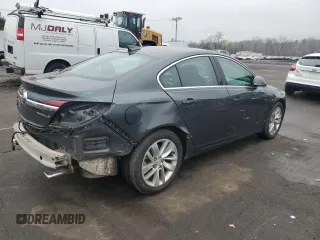 2015 Buick Regal Premium II with VIN 2G4GR5GX7F9281759, listed as a Copart auction lot 51153125 with 143,151 mi miles and Salvage title. Bid and sale history available at DreamBid. Image 3.