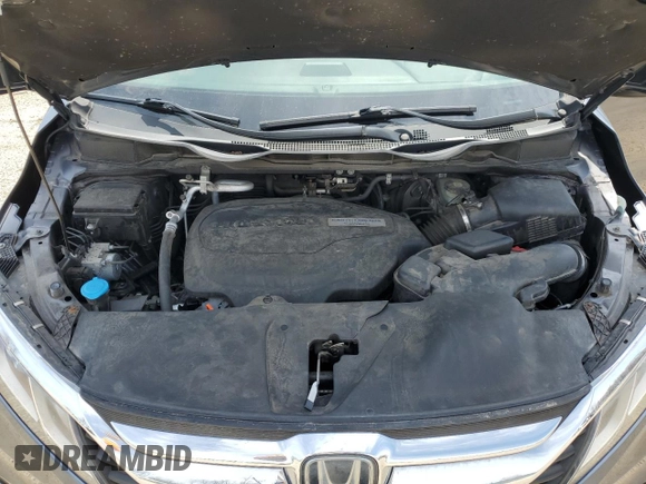 2018 Honda Odyssey EX-L with VIN 5FNRL6H73JB005389, listed as a Copart auction lot 53842505 with 125,514 mi miles and Clean Title. Bid and sale history available at carsss.com. Image 12.