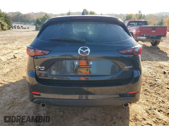 2024 Mazda CX-5 2.5 S Carbon Edition with VIN JM3KFBCL6R0493907, listed as a Copart auction lot 78135244 with 7,108 mi miles and Salvage Title. Bid and sale history available at carsss.com. Image 6.