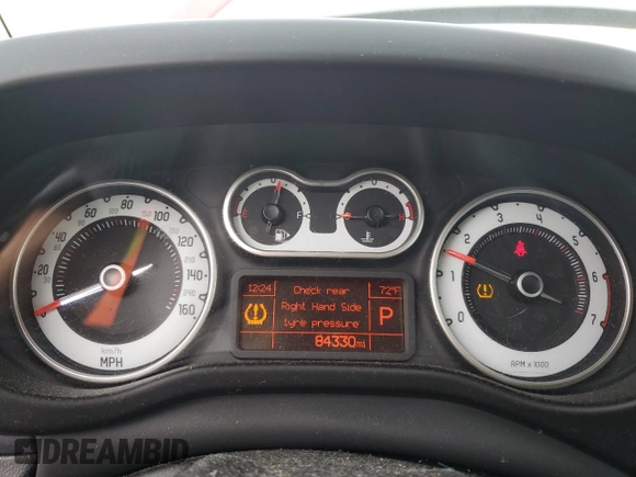 2014 FIAT 500L Lounge with VIN ZFBCFACHXEZ017252, listed as a Copart auction lot 79687764 with 84,330 mi miles and Clean Title. Bid and sale history available at carsss.com. Image 9.