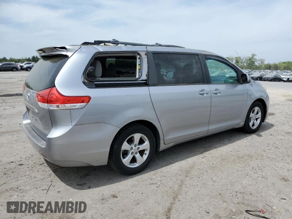 2012 Toyota Sienna LE AAS with VIN 5TDKK3DC8CS224045, listed as a Copart auction lot 54442985 with 54,184 mi miles and Salvage Title. Bid and sale history available at DreamBid. Image 3.
