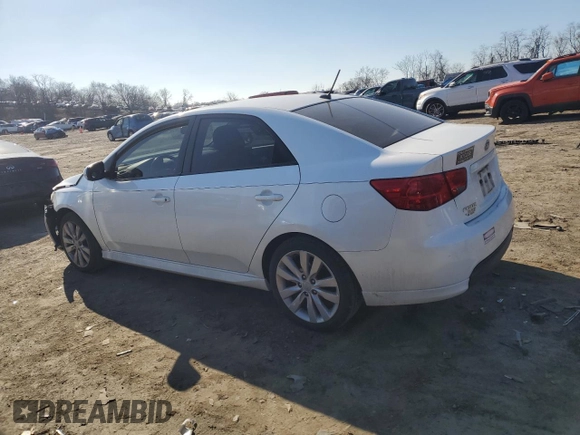 2013 Kia Forte SX with VIN KNAFW4A39D5699241, listed as a Copart auction lot 47417225 with 75,632 mi miles and Salvage Title. Bid and sale history available at carsss.com. Image 2.