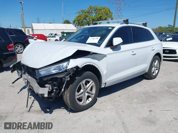 2019 Audi Q5 Premium with VIN WA1ANAFY3K2127433, listed as a IAAI auction lot 41786698 with 49,881 mi miles. Bid and sale history available at carsss.com. Image 18.