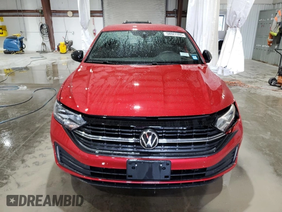 2024 Volkswagen Jetta Sport with VIN 3VWBM7BU2RM085503, listed as a Copart auction lot 58927395 with 1,846 mi miles and Salvage title. Bid and sale history available at DreamBid. Image 5.
