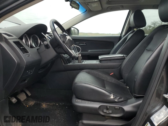 2014 Mazda CX-9 Touring with VIN JM3TB3CV1E0438847, listed as a Copart auction lot 62277205 with 209,050 mi miles and Salvage title. Bid and sale history available at DreamBid. Image 7.