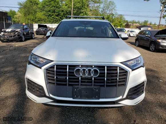 2021 Audi Q7 Premium with VIN WA1AXAF73MD037966, listed as a Copart auction lot 52823453 with 0 mi miles. Bid and sale history available at carsss.com. Image 5.