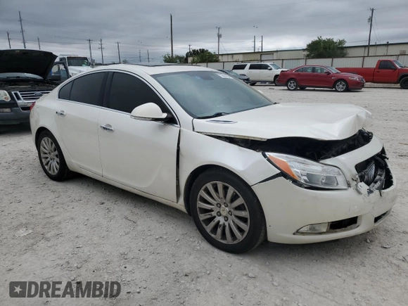 2013 Buick Regal Turbo Premium 1 with VIN 2G4GS5EV6D9237321, listed as a Copart auction lot 72855164 with 151,179 mi miles and Salvage Title. Bid and sale history available at DreamBid. Image 4.