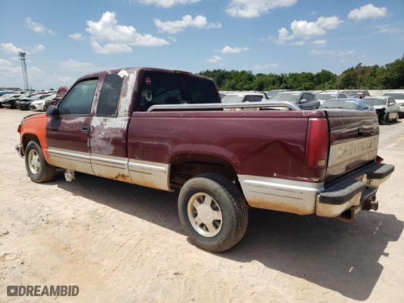 1995 Chevrolet C/K 1500 with VIN 2GCEC19K1S1180376, listed as a Copart auction lot 60462844 with 0 mi miles and Salvage Title. Bid and sale history available at carsss.com. Image 2.