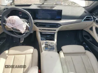 2025 BMW 4 Series 430i with VIN WBA33DB03SCS40361, listed as a Copart auction lot 48397335 with 3,949 mi miles and Salvage title. Bid and sale history available at DreamBid. Image 8.