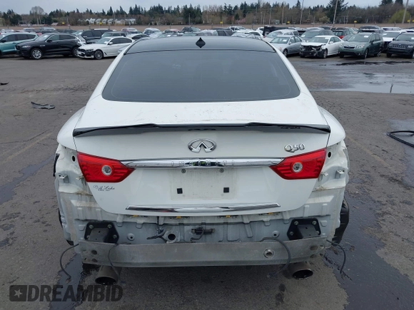 2014 Infiniti Q50 Premium z VIN JN1BV7AP8EM671403, wystawiony jako IAAI lot #41837716 z przebiegiem 115 058 mil mil oraz . Historia ofert i sprzedaży dostępna na DreamBid. Obrazek 17.