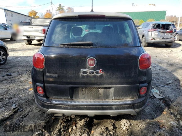 2016 FIAT 500L Trekking with VIN ZFBCFADH9GZ038045, listed as a Copart auction lot 53101935 with 0 mi miles and Non Repairable. Bid and sale history available at carsss.com. Image 6.