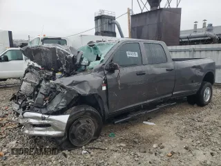 2023 Ram 3500 Tradesman with VIN 3C63RRGL8PG533380, listed as a Copart auction lot 44143105 with 0 mi miles and Salvage Title. Bid and sale history available at carsss.com. Image 1.