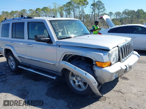 2006 Jeep Commander Limited with VIN 1J8HH58256C286460, listed as a IAAI auction lot 41784696 with 72,889 mi miles and . Bid and sale history available at DreamBid. Image 1.