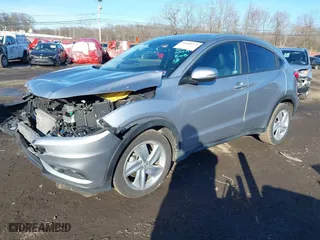 2019 Honda HR-V EX-L with VIN 3CZRU6H71KM706288, listed as a IAAI auction lot 41600575 with 76,645 mi miles. Bid and sale history available at carsss.com. Image 2.