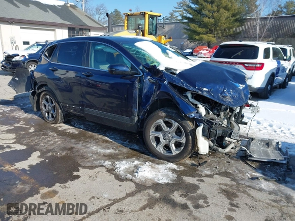 2019 Honda CR-V EX-L with VIN 2HKRW2H80KH643675, listed as a IAAI auction lot 41396375 with 101,296 mi miles and . Bid and sale history available at carsss.com. Image 1.