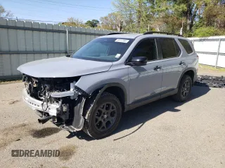 2025 Honda Pilot TrailSport z VIN 5FNYG1H6XSB059039, wystawiony jako Copart lot #50312385 z przebiegiem 15 364 mil mil oraz Szkoda całkowita • Salvage title. Historia ofert i sprzedaży dostępna na DreamBid. Obrazek 1.