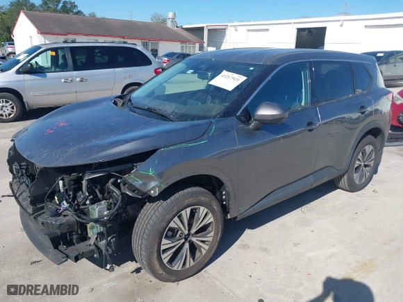 2021 Nissan Rogue SV with VIN 5N1AT3BA1MC682051, listed as a IAAI auction lot 41217921 with 64,292 mi miles. Bid and sale history available at carsss.com. Image 18.