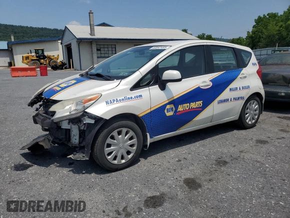 2014 Nissan Note S with VIN 3N1CE2CP8EL366742, listed as a Copart auction lot 60892485 with 173,430 mi miles and Salvage title. Bid and sale history available at DreamBid. Image 1.