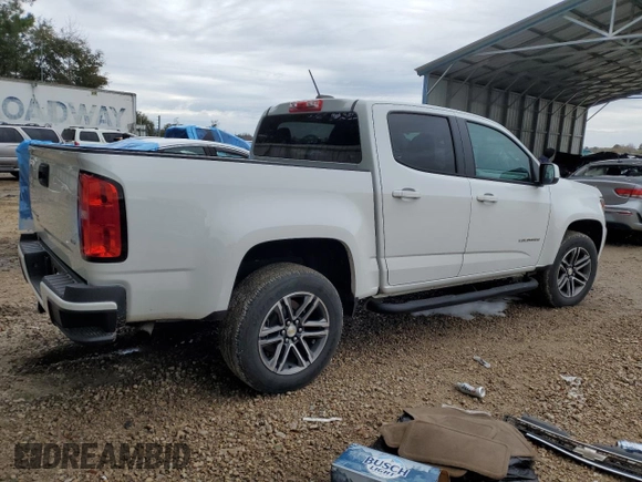 2021 Chevrolet Colorado 2WD Work Truck z VIN 1GCGSBEN7M1132259, wystawiony jako Copart lot #42918995 z przebiegiem 77 660 mil mil oraz Szkoda całkowita • Salvage title. Historia ofert i sprzedaży dostępna na DreamBid. Obrazek 3.