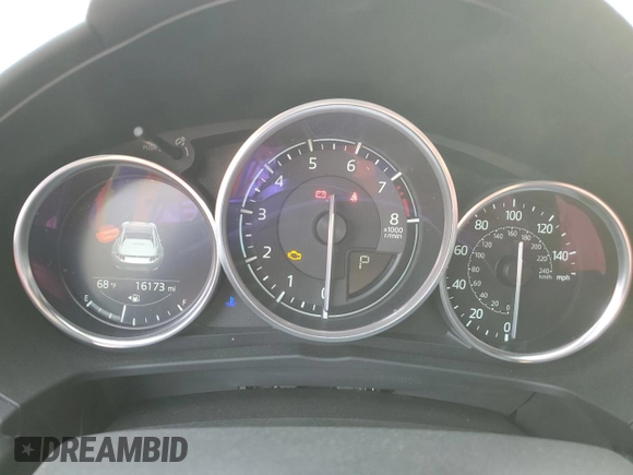 2023 Mazda MX-5 Miata Grand Touring with VIN JM1NDAM70P0552860, listed as a Copart auction lot 79240314 with 16,173 mi miles and Salvage title. Bid and sale history available at DreamBid. Image 9.