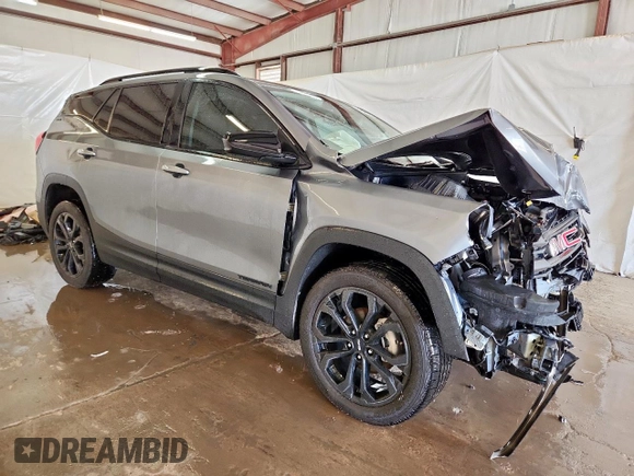2021 GMC Terrain SLE with VIN 3GKALMEV7ML369281, listed as a Copart auction lot 64128775 with 71,111 mi miles and Clean title. Bid and sale history available at DreamBid. Image 4.