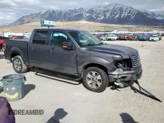 2012 Ford F-150 XL with VIN 1FTEW1CMXCFC00538, listed as a Copart auction lot 48563865 with 0 mi miles and Salvage Title. Bid and sale history available at carsss.com. Image 4.